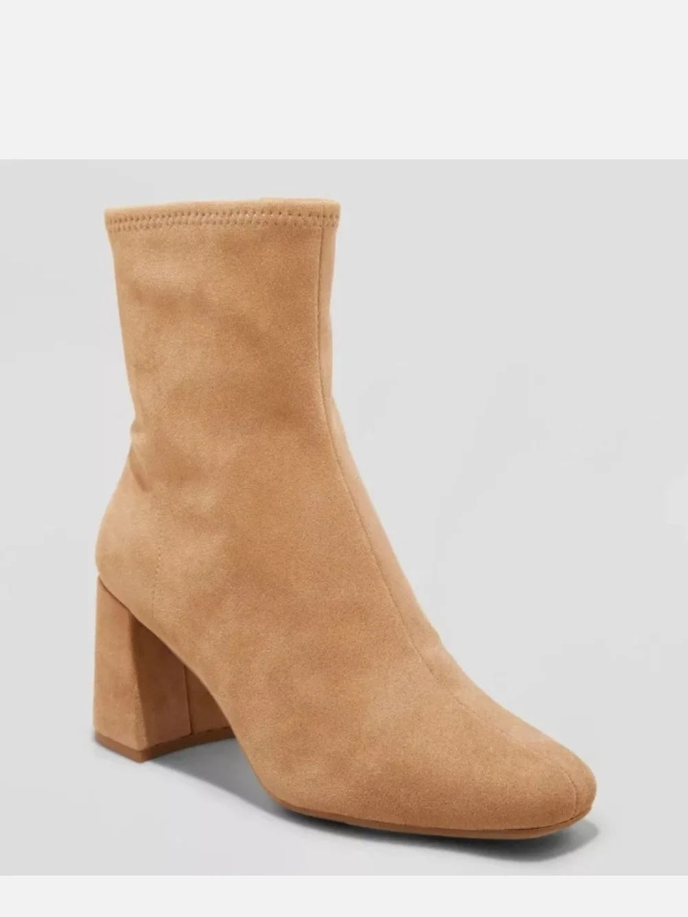 A New Day Pippa Stretch Ankle Boots Taupe - SIZE 9